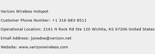 Verizon Wireless Hotspot Phone Number Customer Service