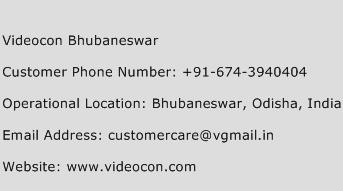 Videocon Bhubaneswar Phone Number Customer Service