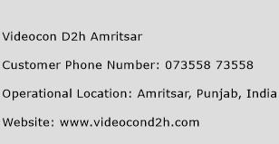 Videocon D2h Amritsar Phone Number Customer Service