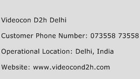 Videocon D2h Delhi Phone Number Customer Service