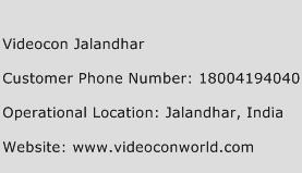 Videocon Jalandhar Phone Number Customer Service