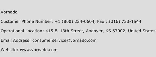 Vornado Phone Number Customer Service