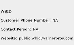 WBID Phone Number Customer Service