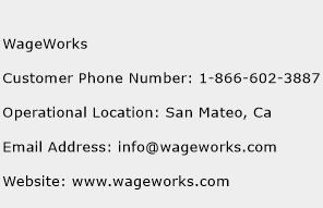 WageWorks Phone Number Customer Service