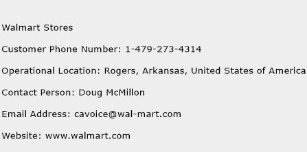 Walmart Stores Phone Number Customer Service