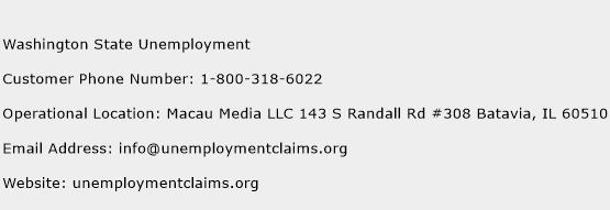 Washington State Unemployment Phone Number Customer Service
