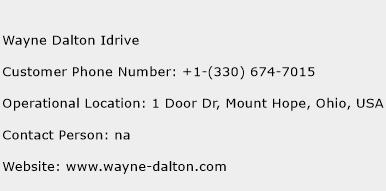 Wayne Dalton Idrive Phone Number Customer Service