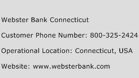 Webster Bank Connecticut Phone Number Customer Service