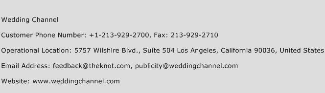 Wedding Channel Phone Number Customer Service