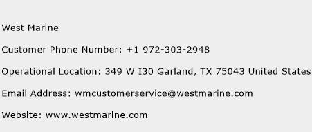 West Marine Phone Number Customer Service