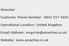 Wowcher Phone Number Customer Service
