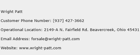 Wright Patt Phone Number Customer Service
