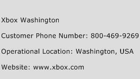 Xbox Washington Phone Number Customer Service