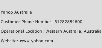 Yahoo Australia Phone Number Customer Service