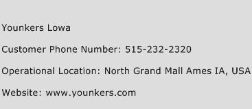 Younkers Lowa Phone Number Customer Service