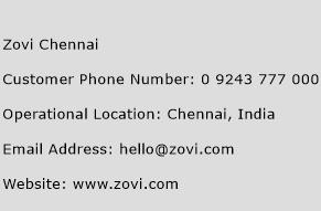 Zovi Chennai Phone Number Customer Service